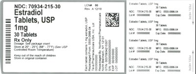 Label (70934 215 30   Rev A 12 18)